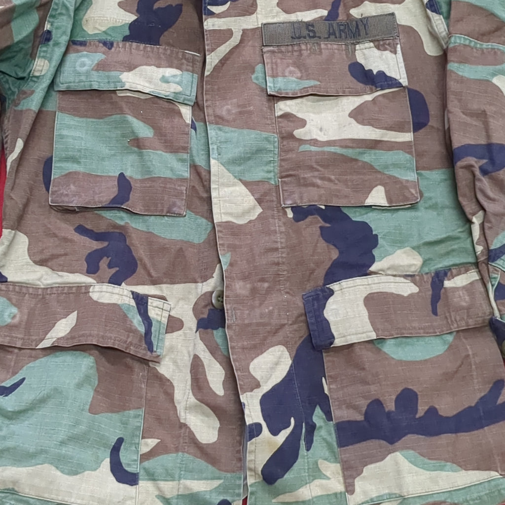 AS-IS BDU Woodland Camo Coat