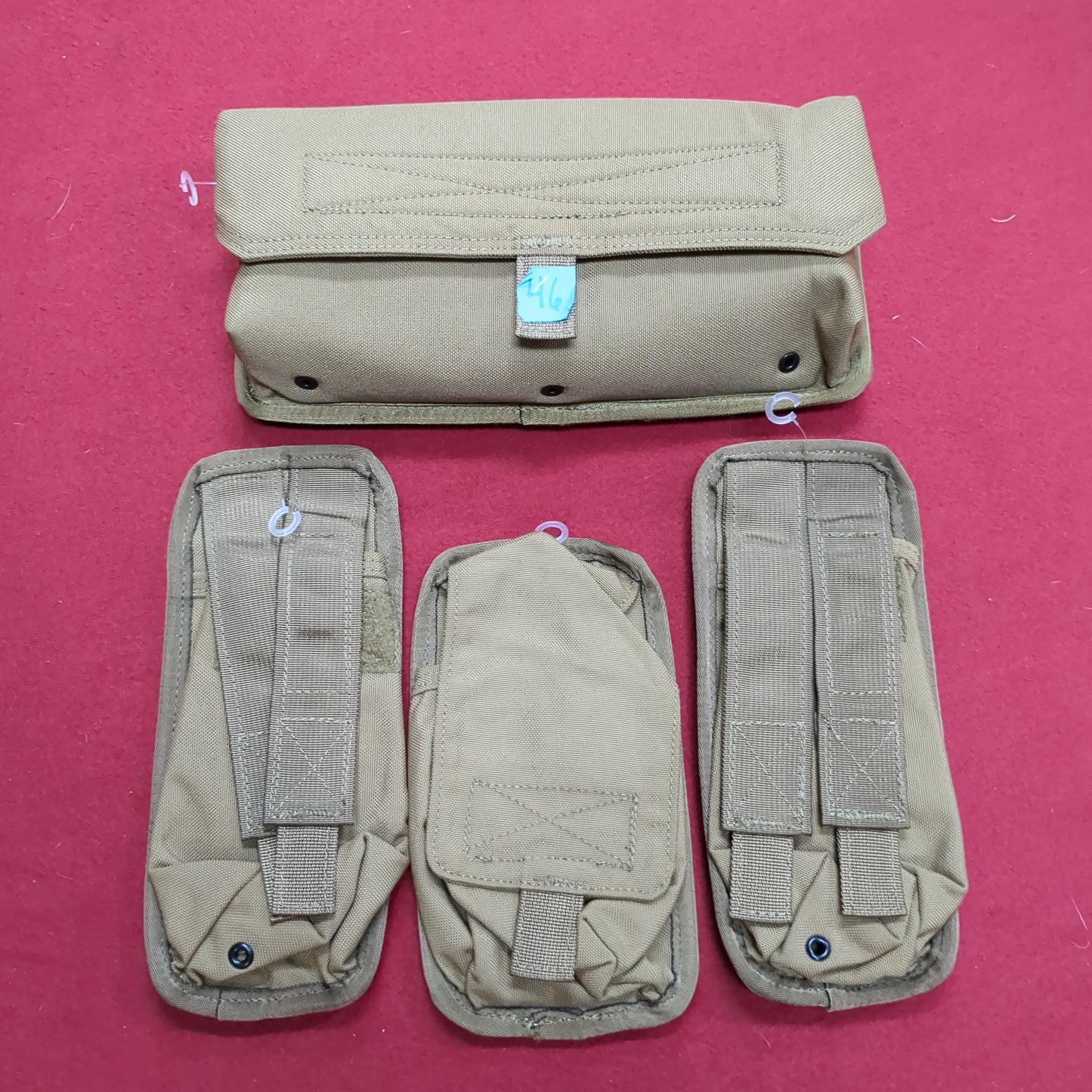 SET of 4 NEW (no tags) Molle Turret Gunner Pouch Lot (06s46)