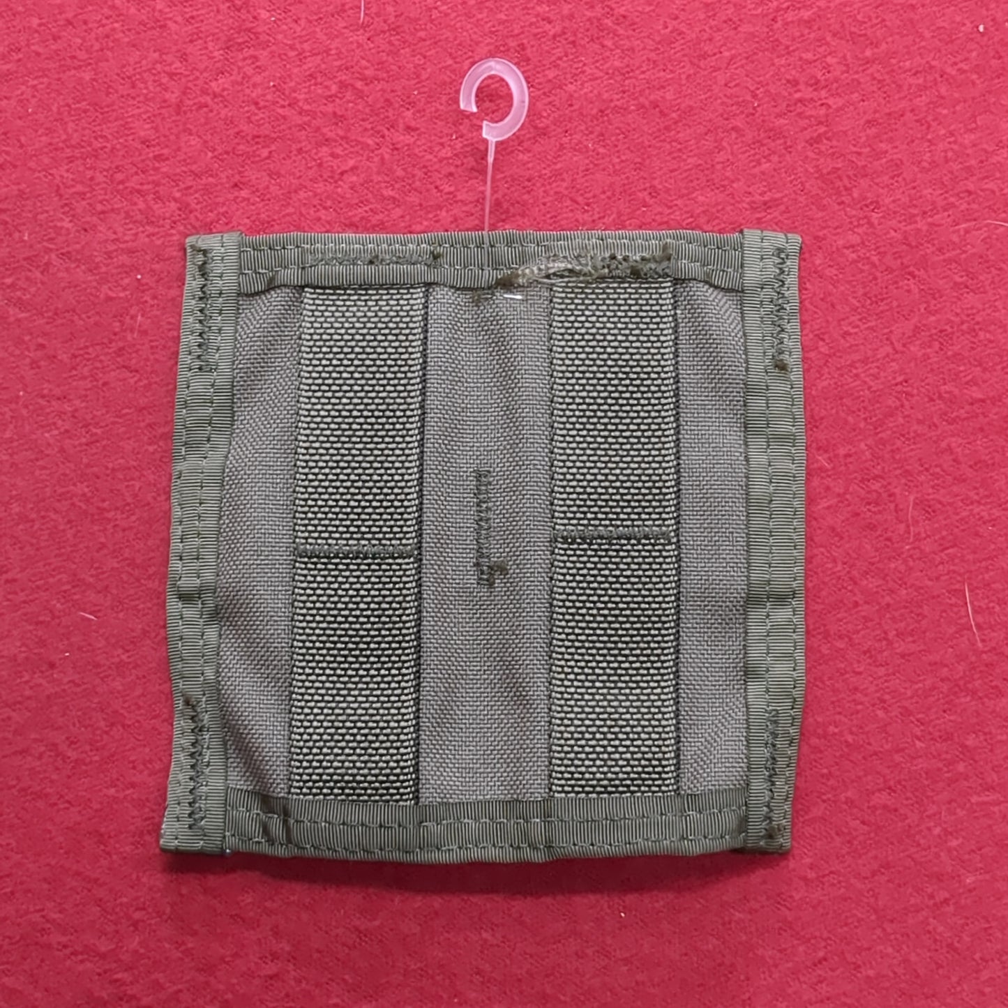 USED OD Green Molle Horizontal Pouch Adapter (06s29)