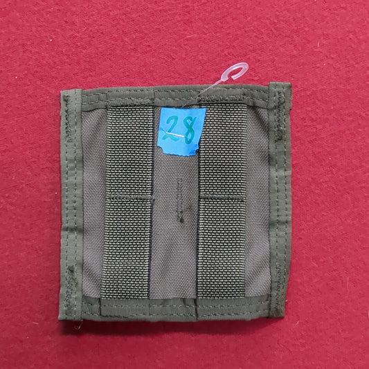 USED OD Green Molle Horizontal Pouch Adapter (06s28)