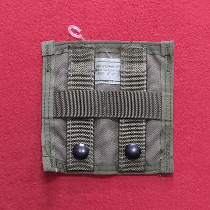 USED OD Green Molle Horizontal Pouch Adapter (06s28)