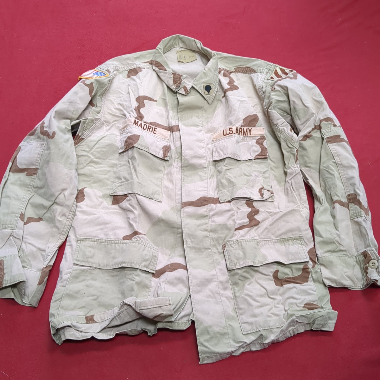 US Army DCU Desert Camo Blouse Size Medium Regular (aa06-21)