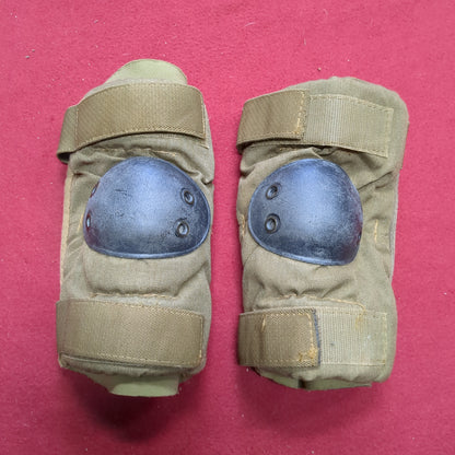 Medium Bijan's US Military Issue Coyote Brown Elbow Pads (08s14)