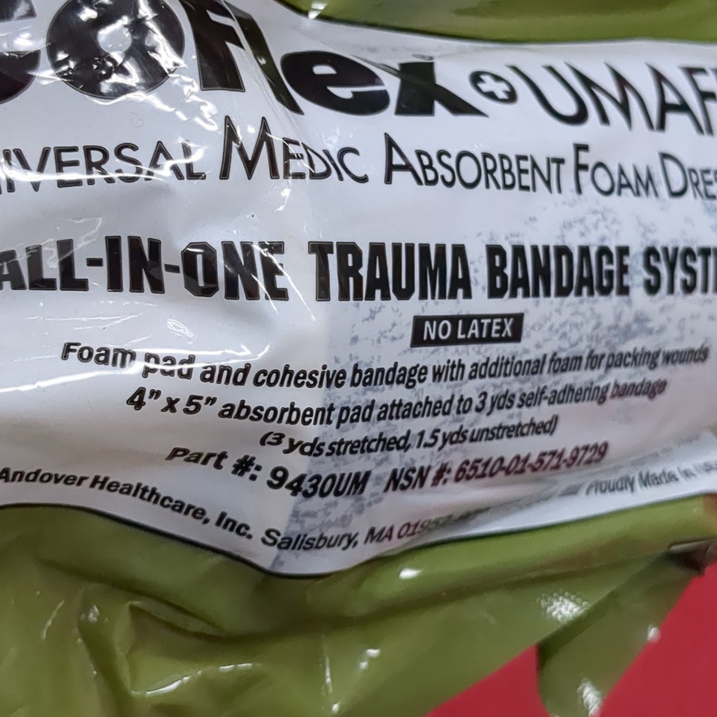 4pc Emergency Medical Trauma Survival Individual Kit (11Sg)