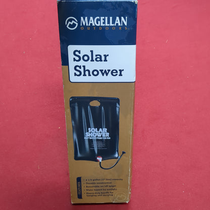 NOS Magellan Outdoors Solar Shower 4.5 Gallons (10s-g455)