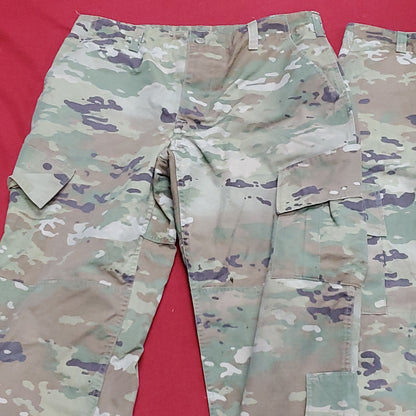 Lot of Two* US Army Medium X-Short Traditional OCP Uniform Pants Air Force Used (OCP11- ea07-AUG155)