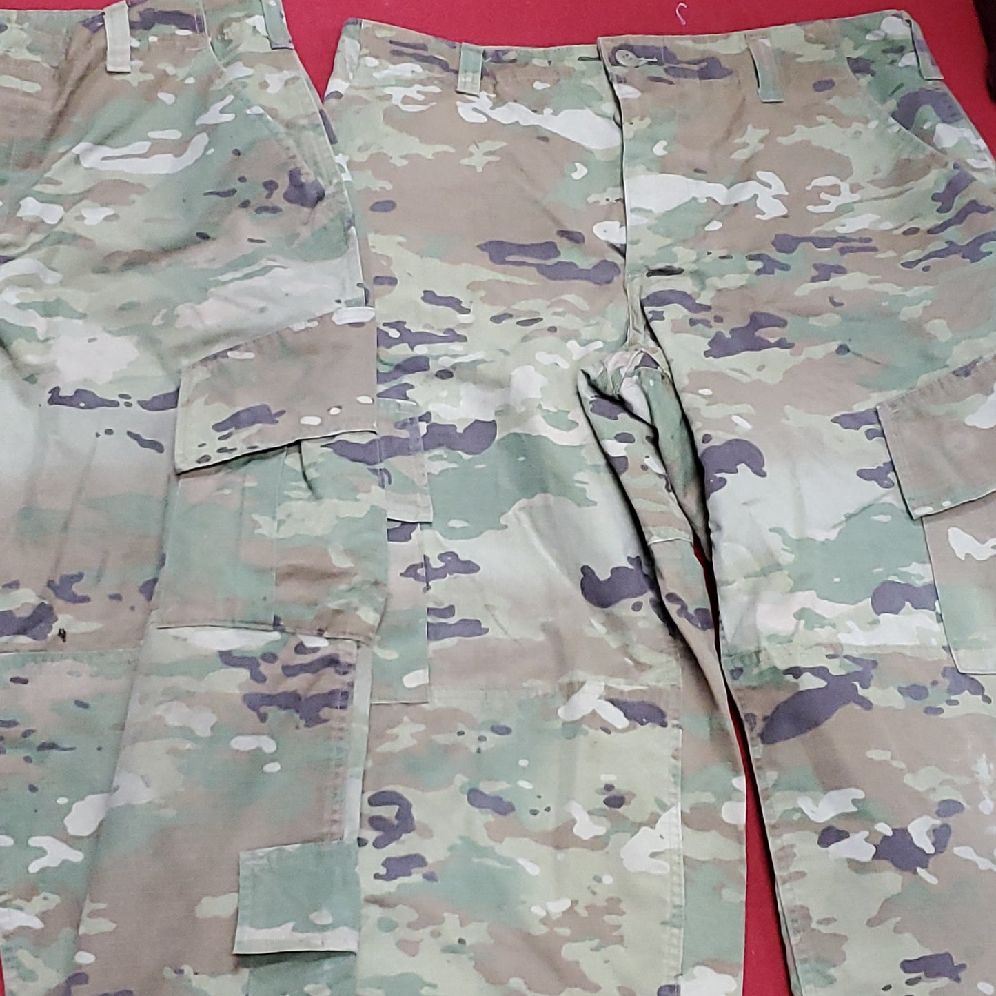 Lot of Two* US Army Medium X-Short Traditional OCP Uniform Pants Air Force Used (OCP11- ea07-AUG155)