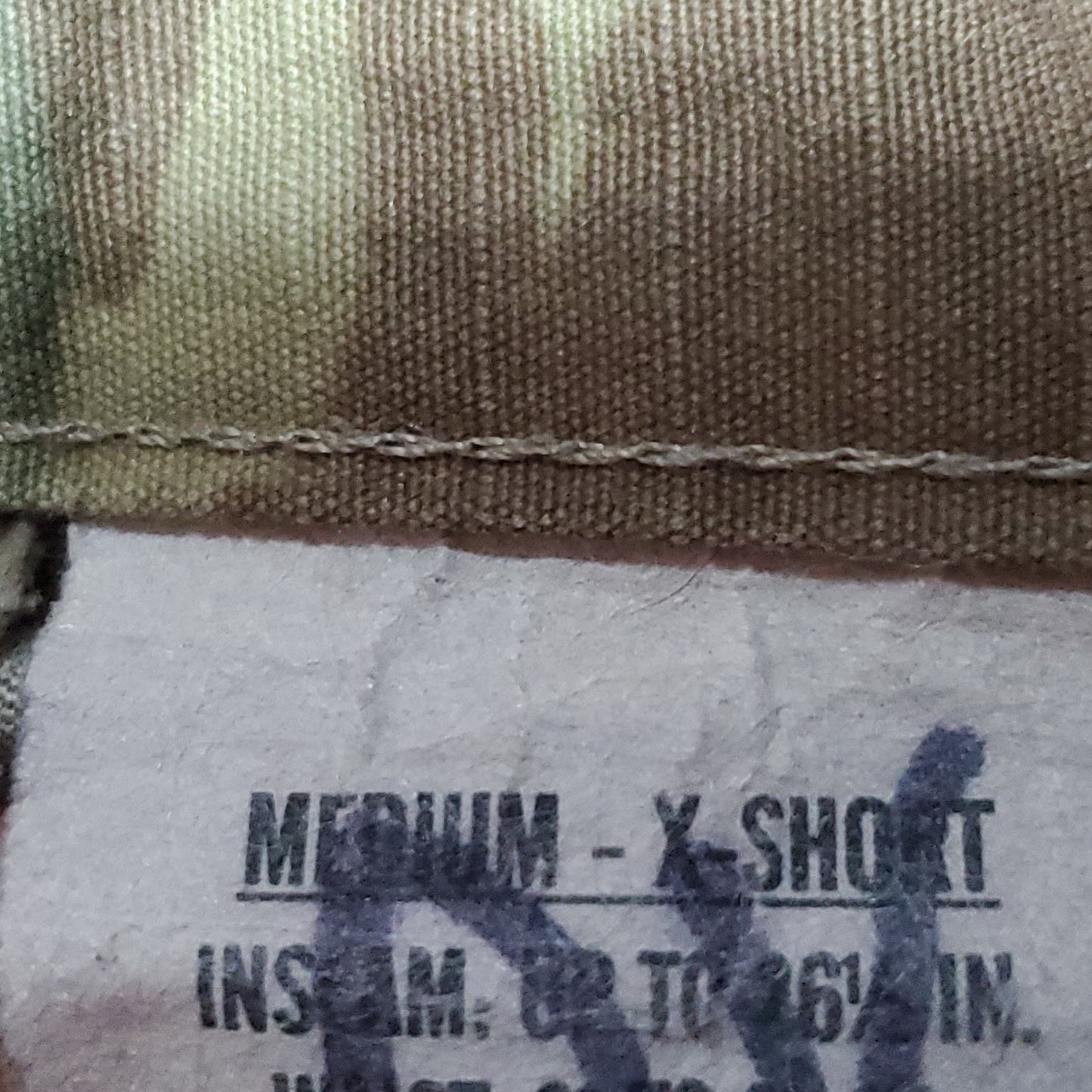 Lot of Two* US Army Medium X-Short Traditional OCP Uniform Pants Air Force Used (OCP11- ea07-AUG155)