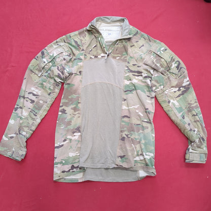 US Army Small 1/4 Quarter Zip Type 2 Combat OCP Multicam FRAC Top Shirt (cso2- fa15-AUG190)