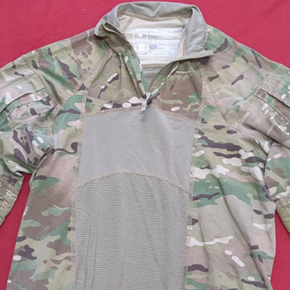 US Army Small 1/4 Quarter Zip Type 2 Combat OCP Multicam FRAC Top Shirt (cso2- fa15-AUG190)