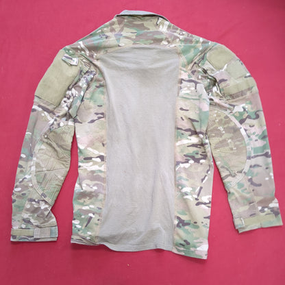 US Army Small 1/4 Quarter Zip Type 2 Combat OCP Multicam FRAC Top Shirt (cso2- fa15-AUG190)