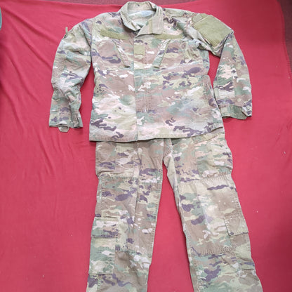 SET of US Army Small Regular OCP Uniform FRAC Top Pants (ocp12- ea08-AUG191)