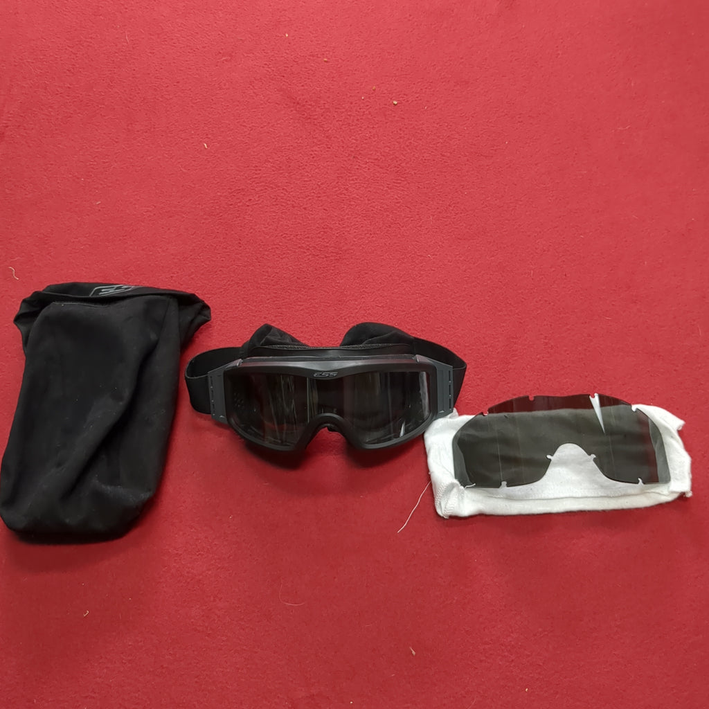 US Army ESS Complete Set Ballistic Eye Protection Dust Wind Goggles Cl –  Gibsons Tactical Tavern