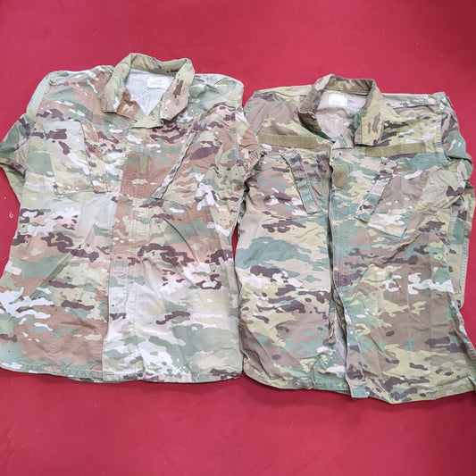 2 x  US Army Small-Long Top Jacket OCP Traditional Uniform (16s (ab07-M)