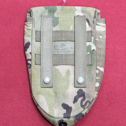 US Army E Tool Pouch "CIF DRMO" Stamped OCP Multicam Molle  (22s57)