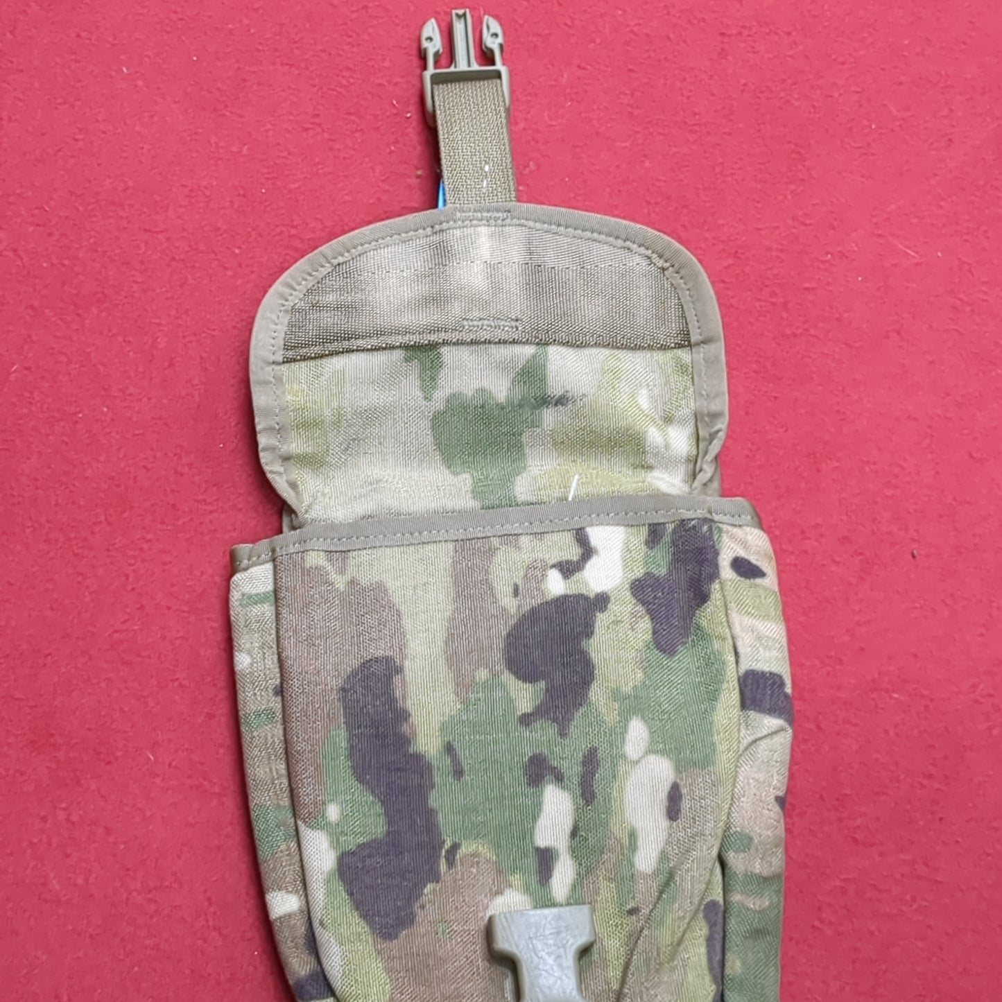 US Army E Tool Pouch "CIF DRMO" Stamped OCP Multicam Molle  (22s57)