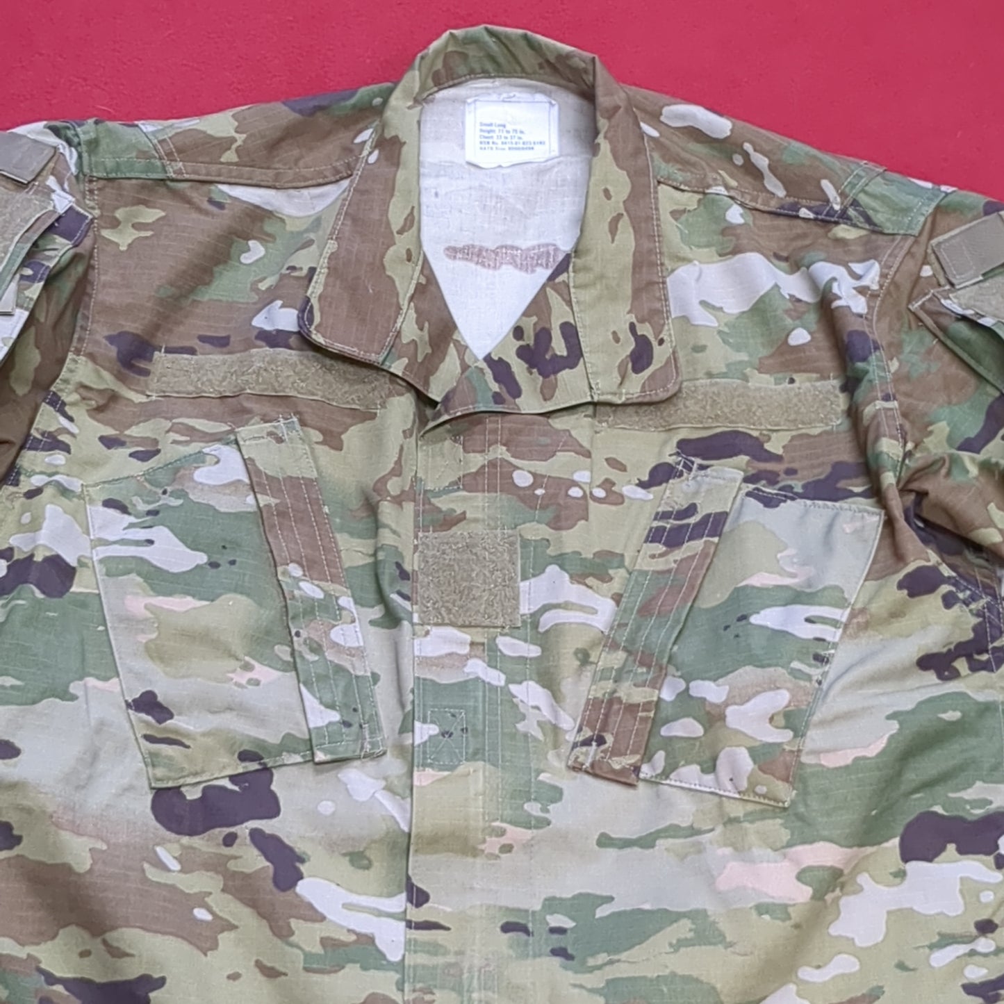 US Army Small Long Traditional OCP Uniform Top Air Force Excellent Condition (ocp4- fa16-AUG207)