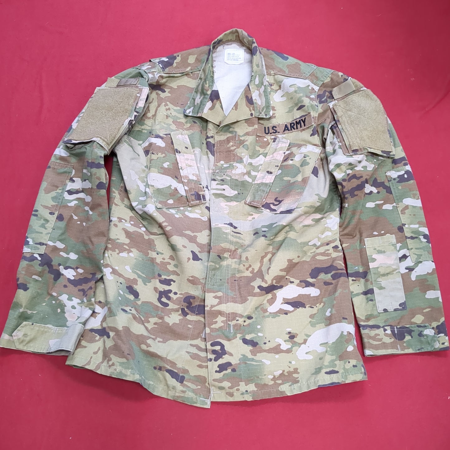 US Army Small Long Traditional OCP Uniform Top Air Force Good (ocp4- fa16-AUG208)