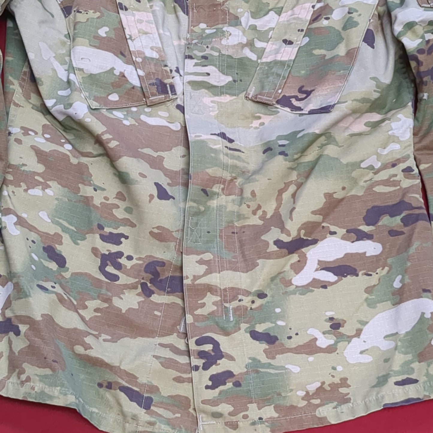 US Army Small Long Traditional OCP Uniform Top Air Force Good (ocp4- fa16-AUG208)