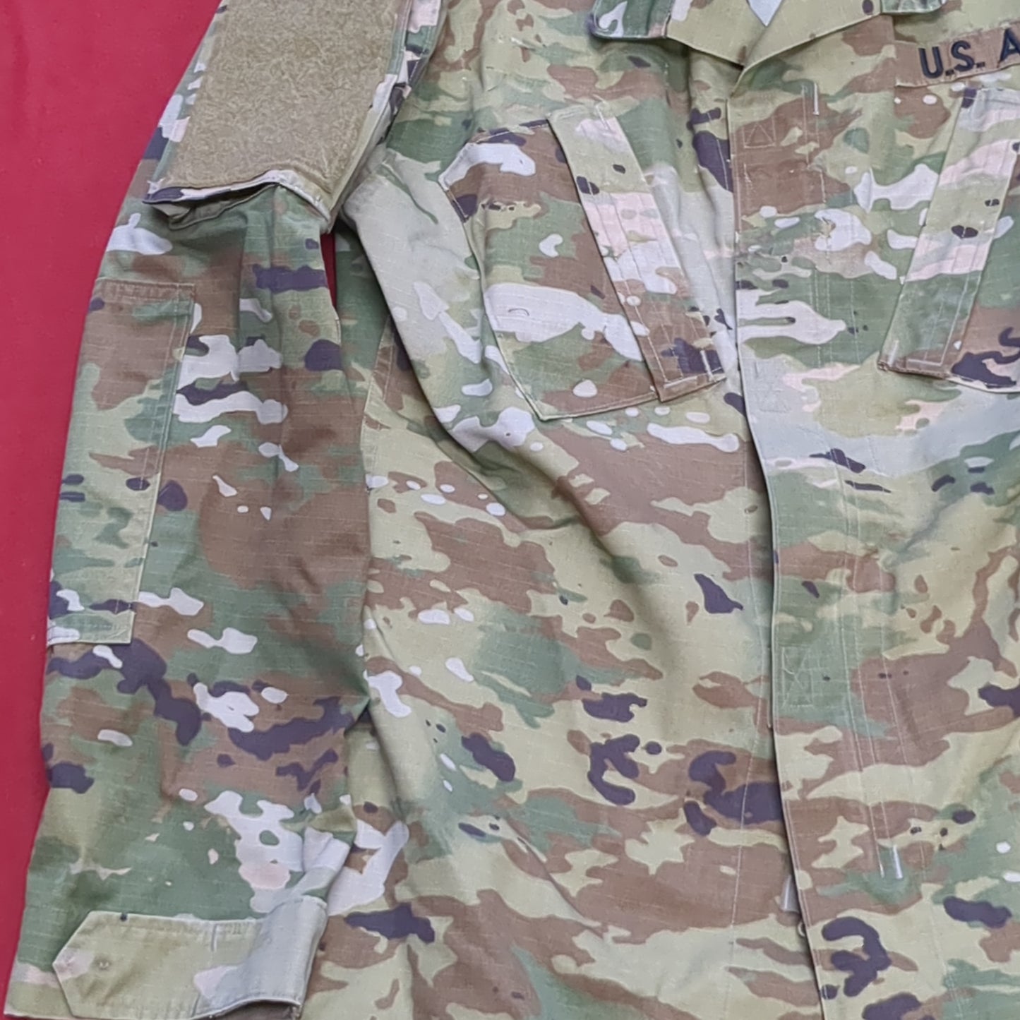 US Army Small Long Traditional OCP Uniform Top Air Force Good (ocp4- fa16-AUG208)