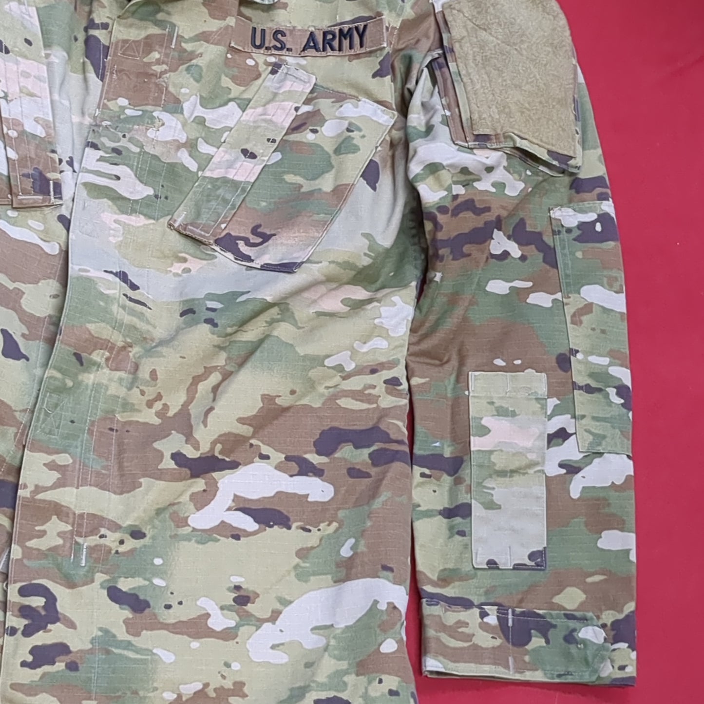 US Army Small Long Traditional OCP Uniform Top Air Force Good (ocp4- fa16-AUG208)