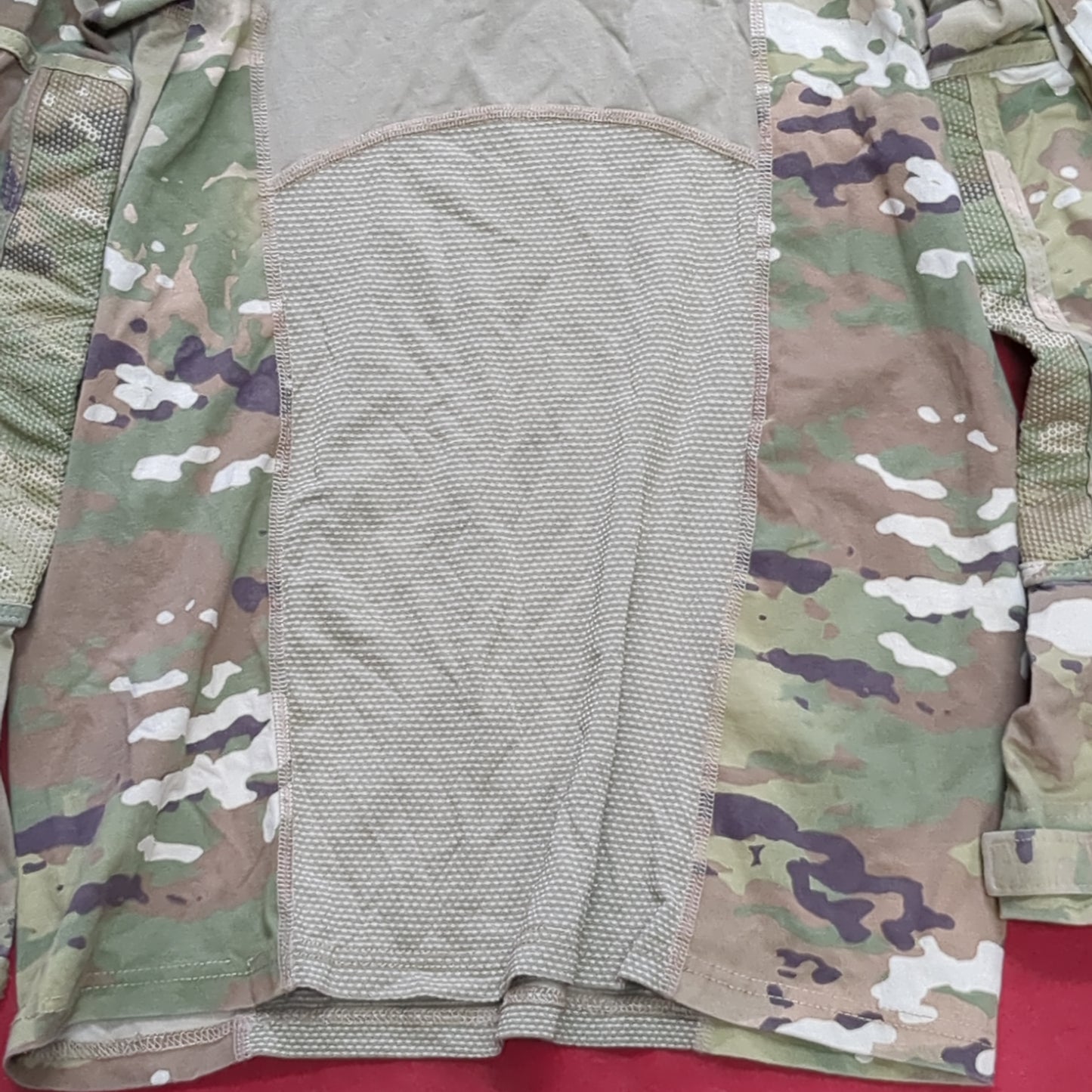 US Army Medium 1/4 Quarter Zip Type 2 Combat OCP Multicam FRAC Top Shirt (CSO- fa10-AUG228)