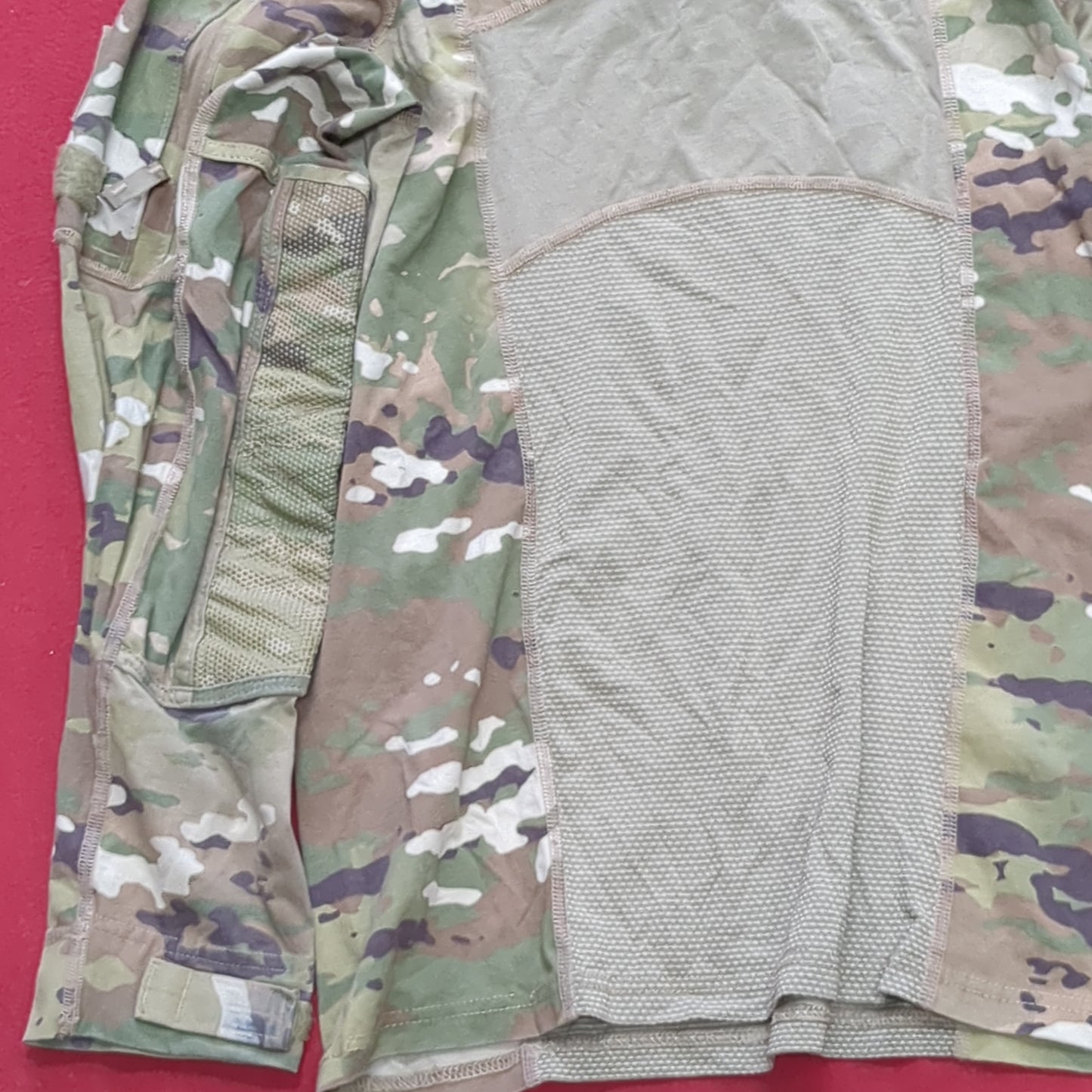 US Army Medium 1/4 Quarter Zip Type 2 Combat OCP Multicam FRAC Top Shirt (CSO- fa10-AUG228)