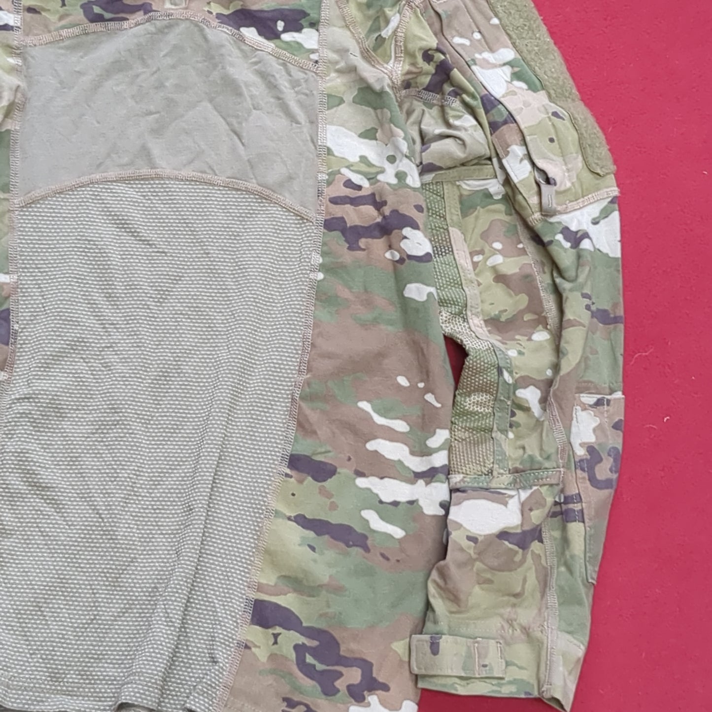 US Army Medium 1/4 Quarter Zip Type 2 Combat OCP Multicam FRAC Top Shirt (CSO- fa10-AUG228)