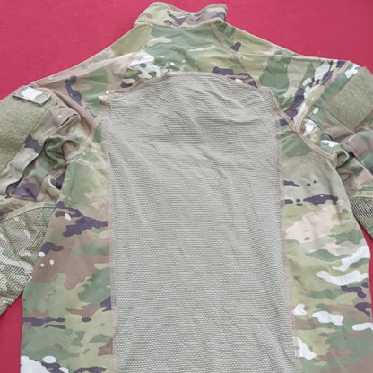 US Army Medium 1/4 Quarter Zip Type 2 Combat OCP Multicam FRAC Top Shirt (CSO- fa10-AUG228)