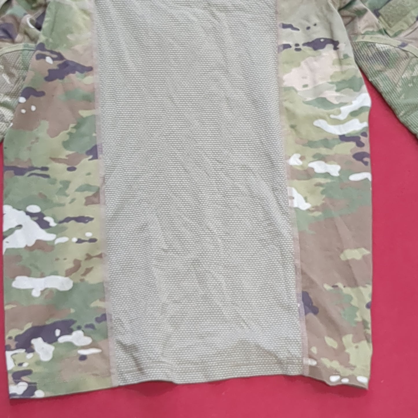 US Army Medium 1/4 Quarter Zip Type 2 Combat OCP Multicam FRAC Top Shirt (CSO- fa10-AUG228)