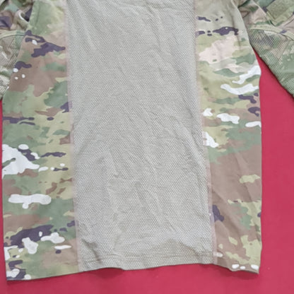 US Army Medium 1/4 Quarter Zip Type 2 Combat OCP Multicam FRAC Top Shirt (CSO- fa10-AUG228)