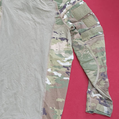 US Army Medium 1/4 Quarter Zip Type 2 Combat OCP Multicam FRAC Top Shirt (CSO- fa10-AUG228)