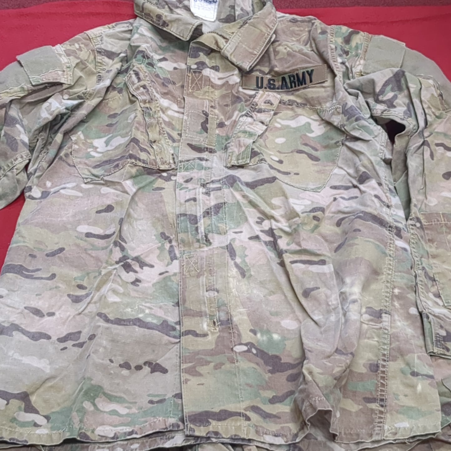 SET of US Army Medium Long FRAC Deployment Multicam Uniform Top Bottom (23s ac10-27)