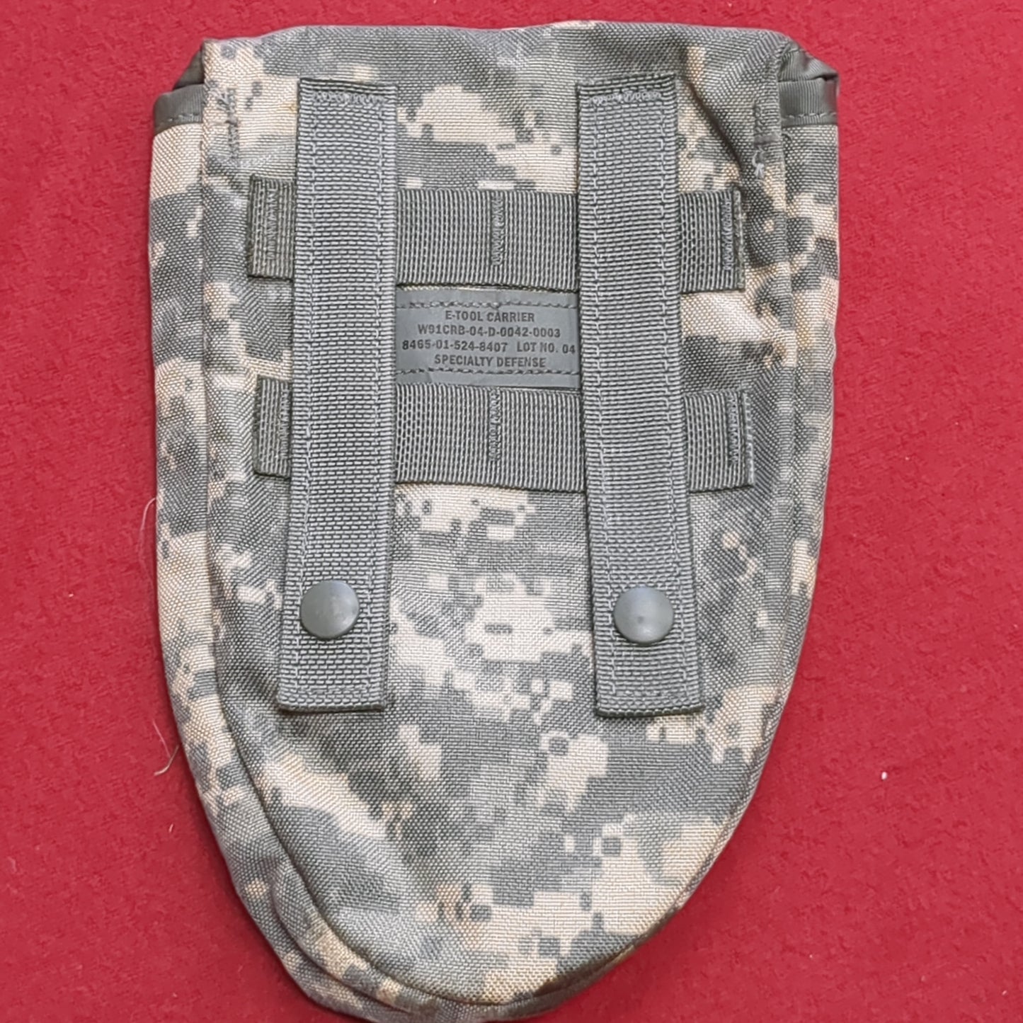 USED US Army UCP Digital E-Tool Carrier Pouch Molle  (29s13)