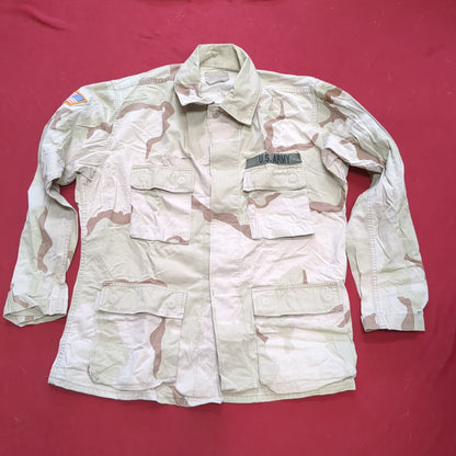 US Army DCU Desert Camo Blouse Size Medium Regular (38CR cb01-19)