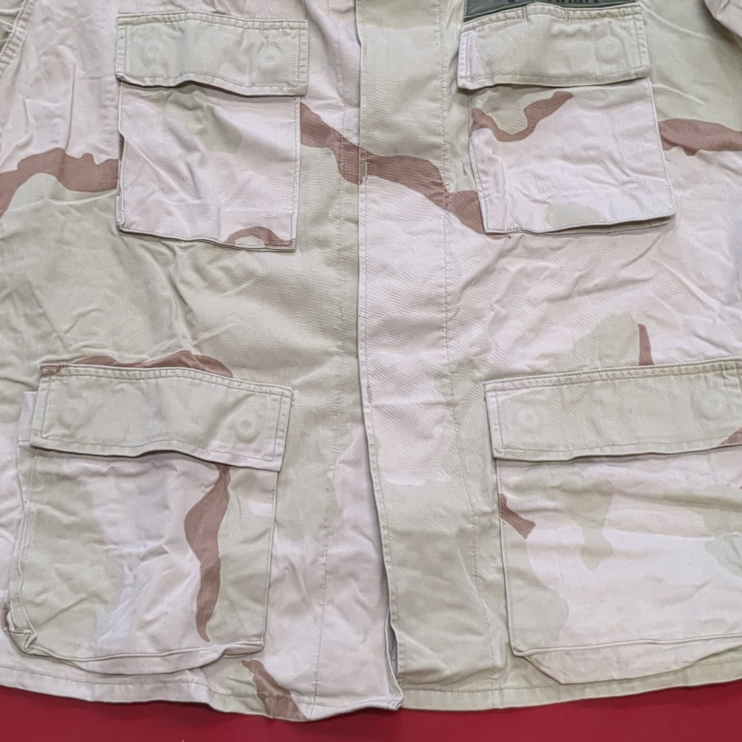 US Army DCU Desert Camo Blouse Size Medium Regular (38CR cb01-19)