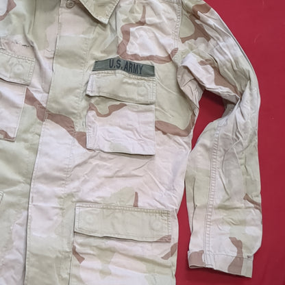 US Army DCU Desert Camo Blouse Size Medium Regular (38CR cb01-19)