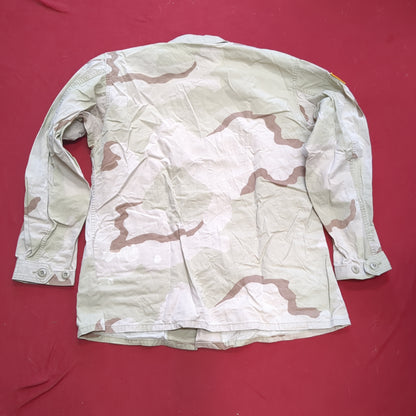 US Army DCU Desert Camo Blouse Size Medium Regular (38CR cb01-19)