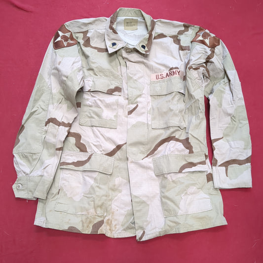 US Army DCU Desert Camo Blouse Size Medium Regular (38CR cb01-15)