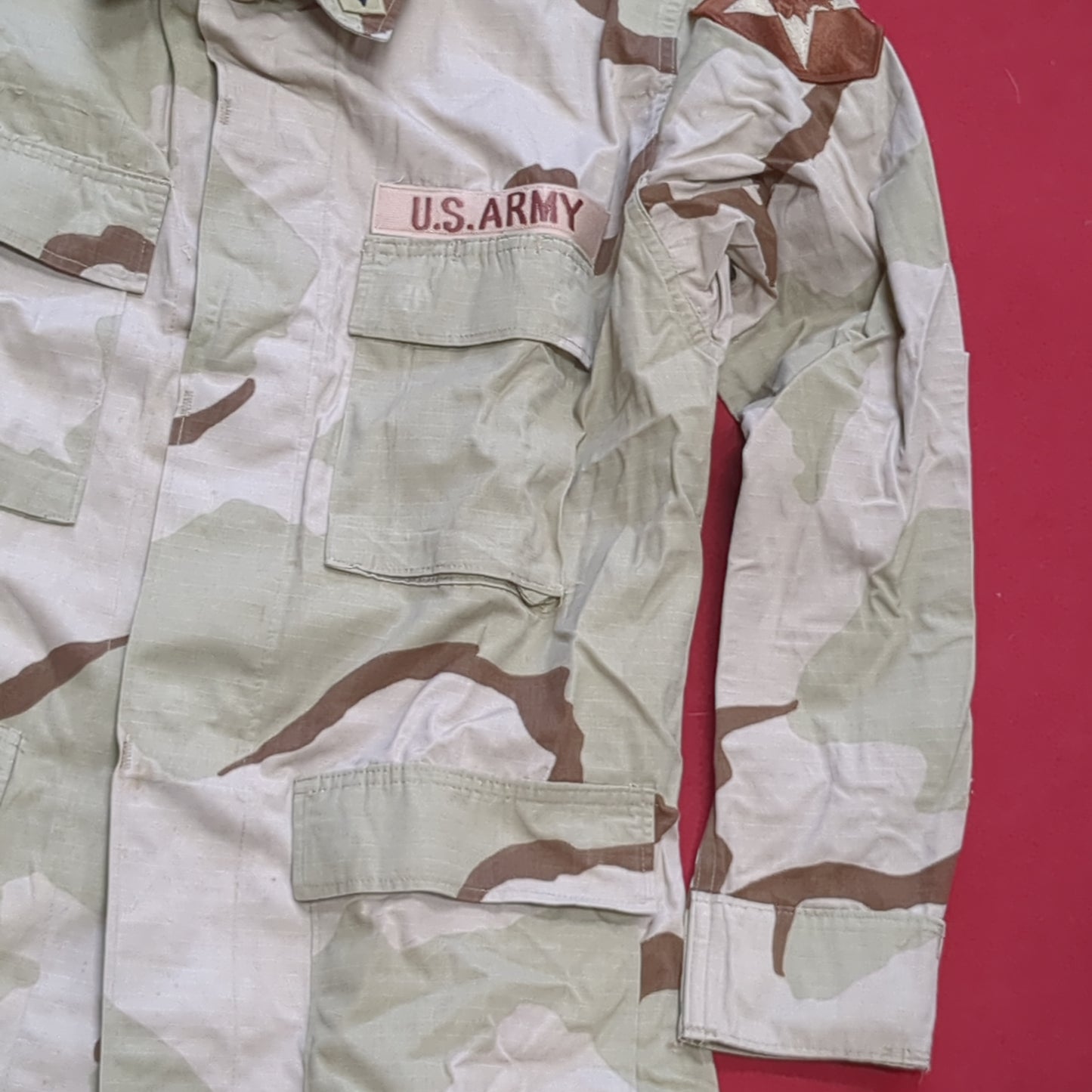 US Army DCU Desert Camo Blouse Size Medium Regular (38CR cb01-15)