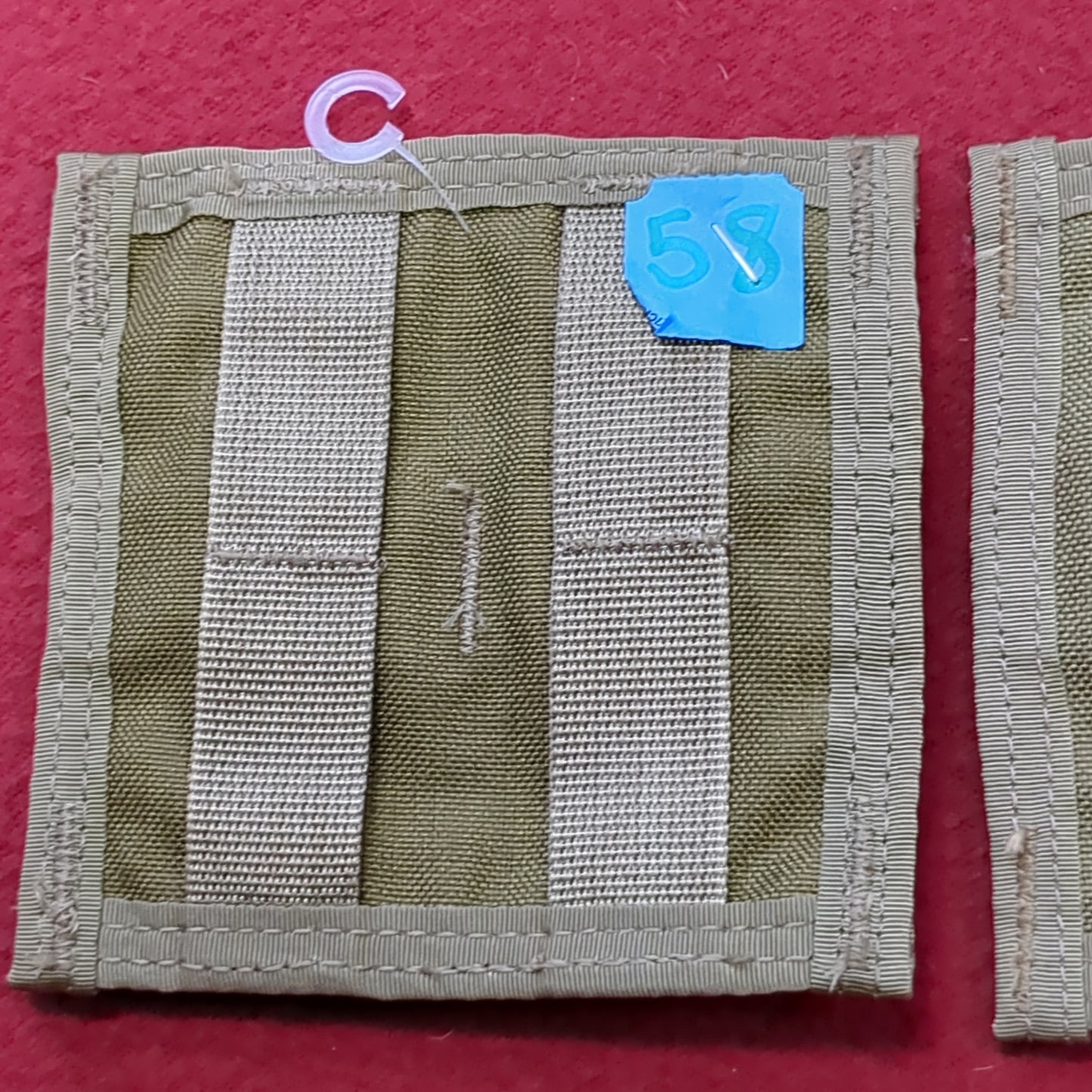 NEW (no tag) Pair of Coyote Horizontal Pouch Adapter (31CR58)