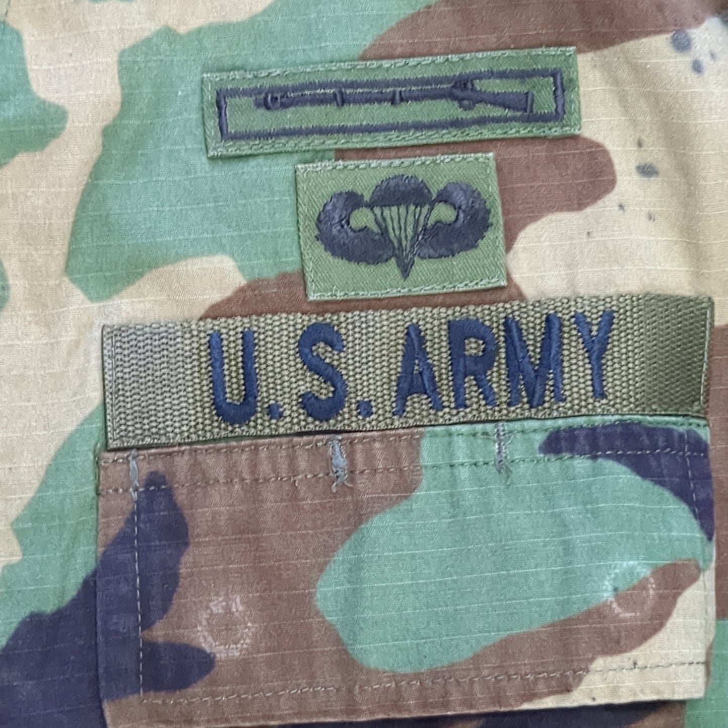 US Army US Army MEDIUM LONG Uniform Top BDU Woodland Pattern (10CR ca8-4)