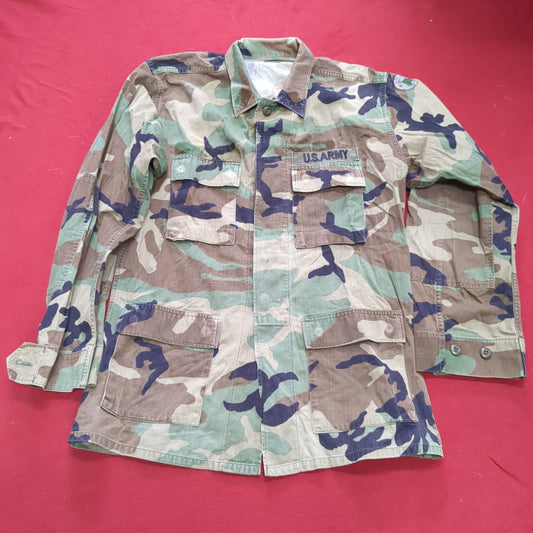 US Army US Army MEDIUM LONG Uniform Top BDU Woodland Pattern (10CR ca8-1)