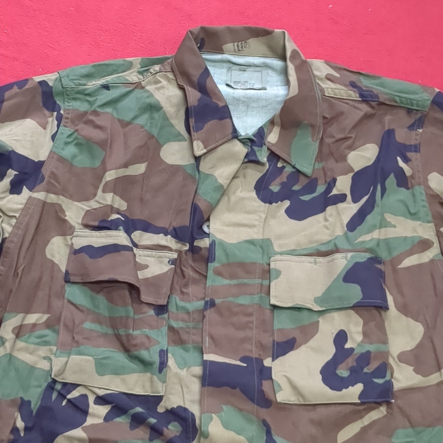 US Army US Army MEDIUM LONG Uniform Top BDU Woodland Pattern (10CR ca8-16)