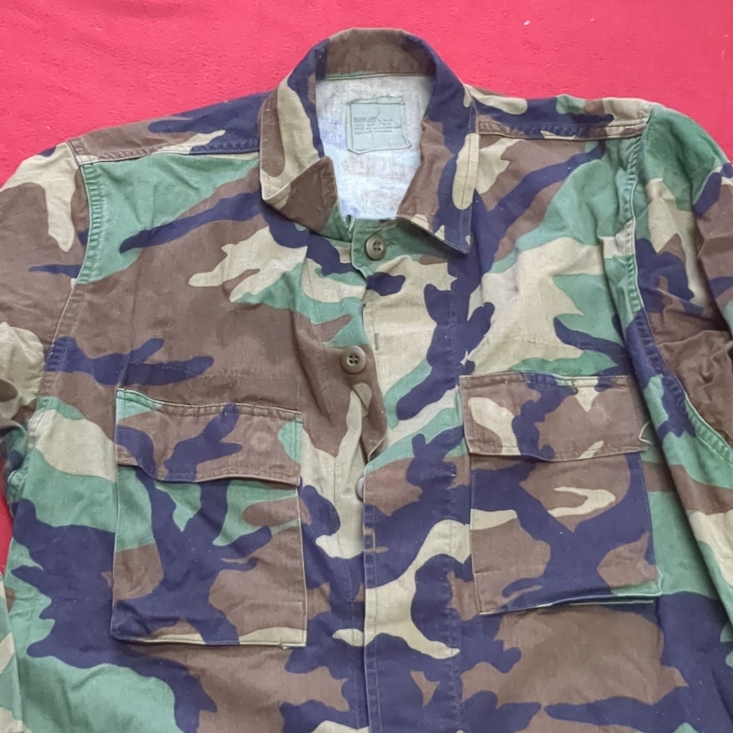 US Army US Army MEDIUM LONG Uniform Top Cold Weather BDU Woodland Pattern (10CR ca8-8)