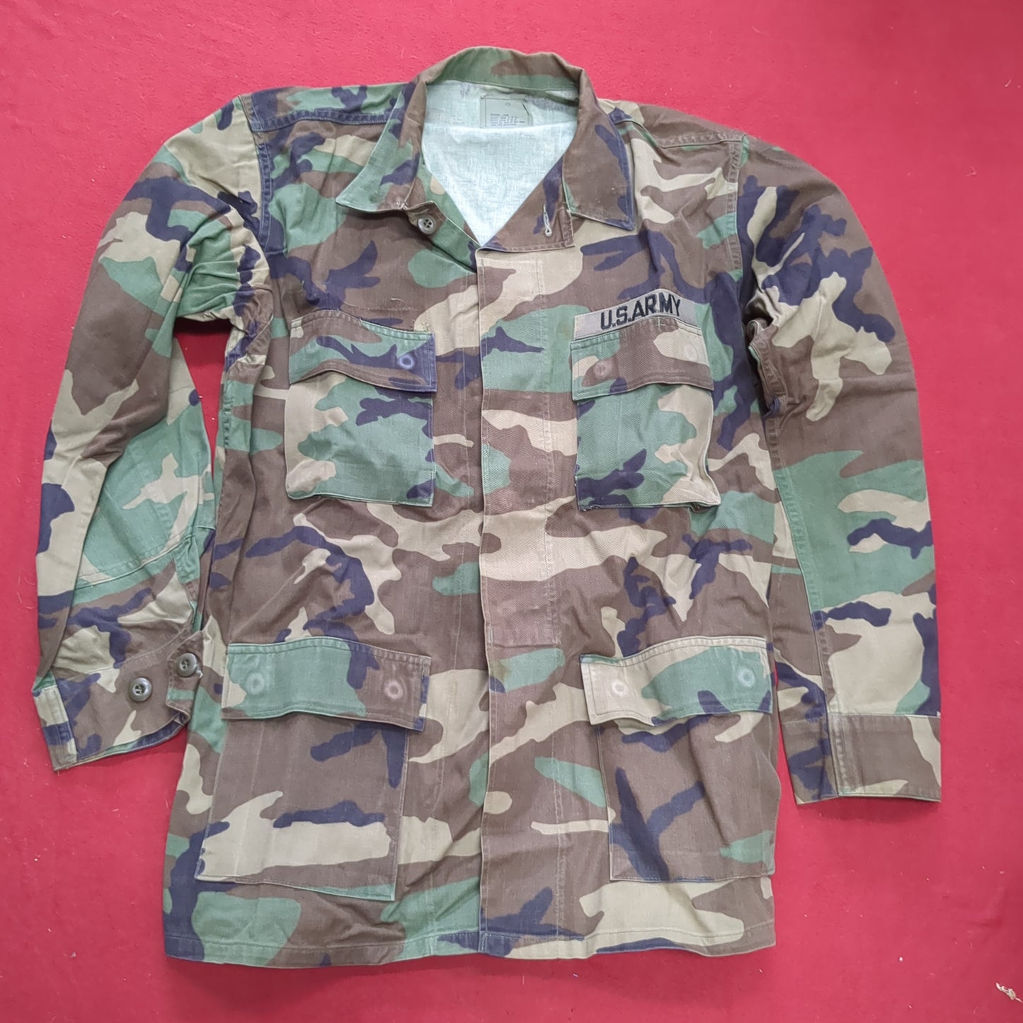 US Army US Army MEDIUM LONG Uniform Top BDU Woodland Pattern (10CR ca8-11)