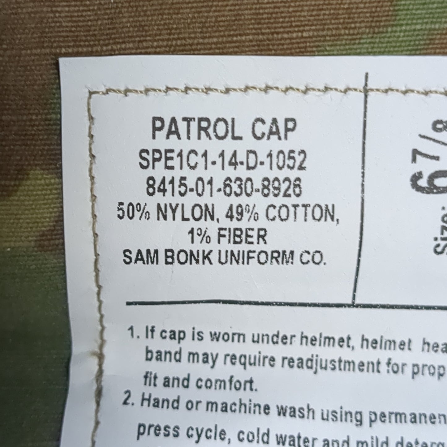 NOS US Army 6 7/8 Patrol Cap OCP Scorpion Air Force (aa08-AUG347)