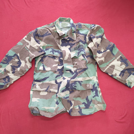 US Army US Army SMALL REGULAR Uniform Top BDU Woodland Pattern (09CR cb5-7)