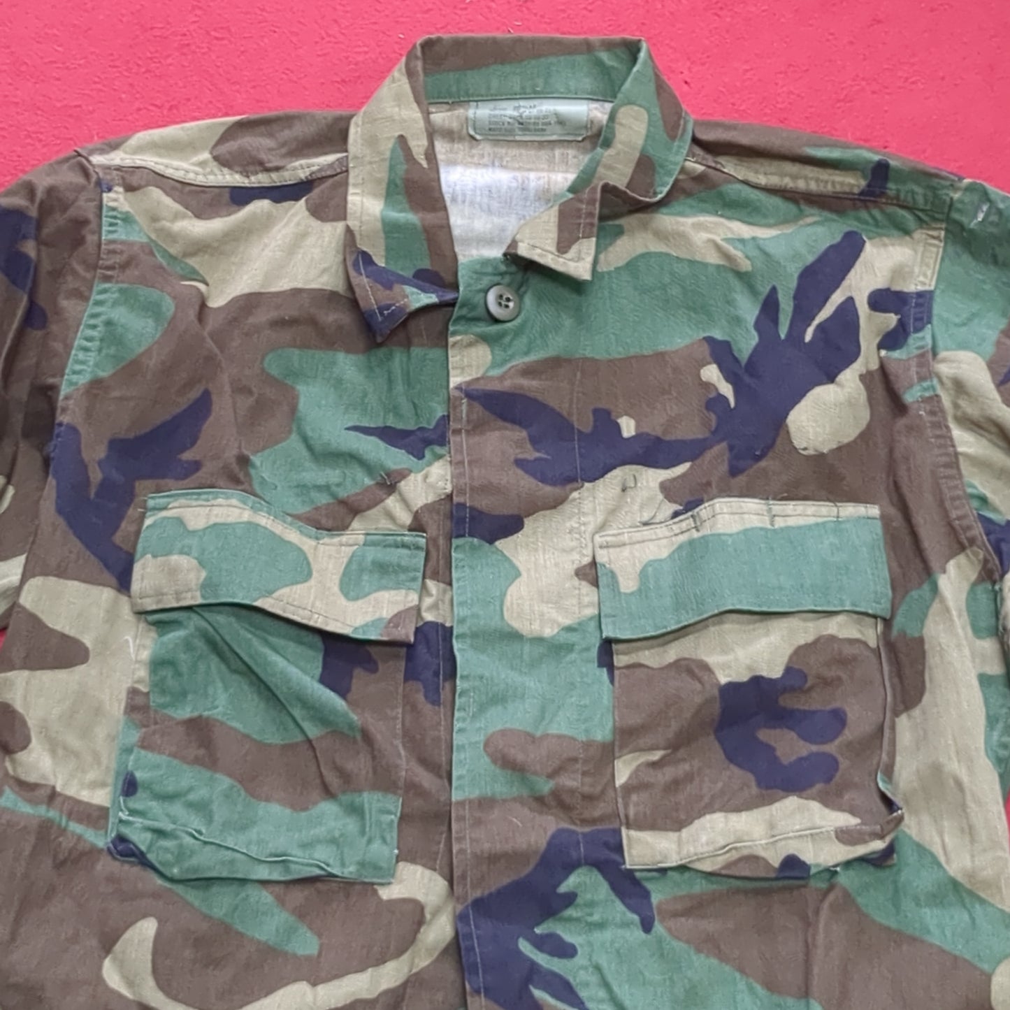 US Army SMALL REGULAR Uniform Top BDU Woodland Pattern (09CR cb5-11)