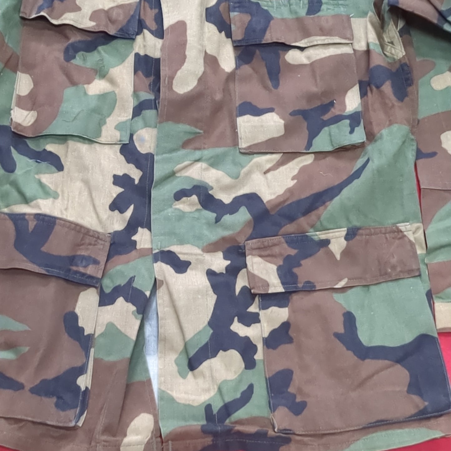 US Army SMALL REGULAR Uniform Top BDU Woodland Pattern (09CR cb5-14)